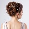 Hair Pearl Stickers Sheets on Face Self-Adhesive Hair Gems Accessories for Wedding Bride Crafts Flat Back Pearl Assorted Size, 700 Pieces